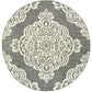 Marina 5929E Grey Medallion Rug