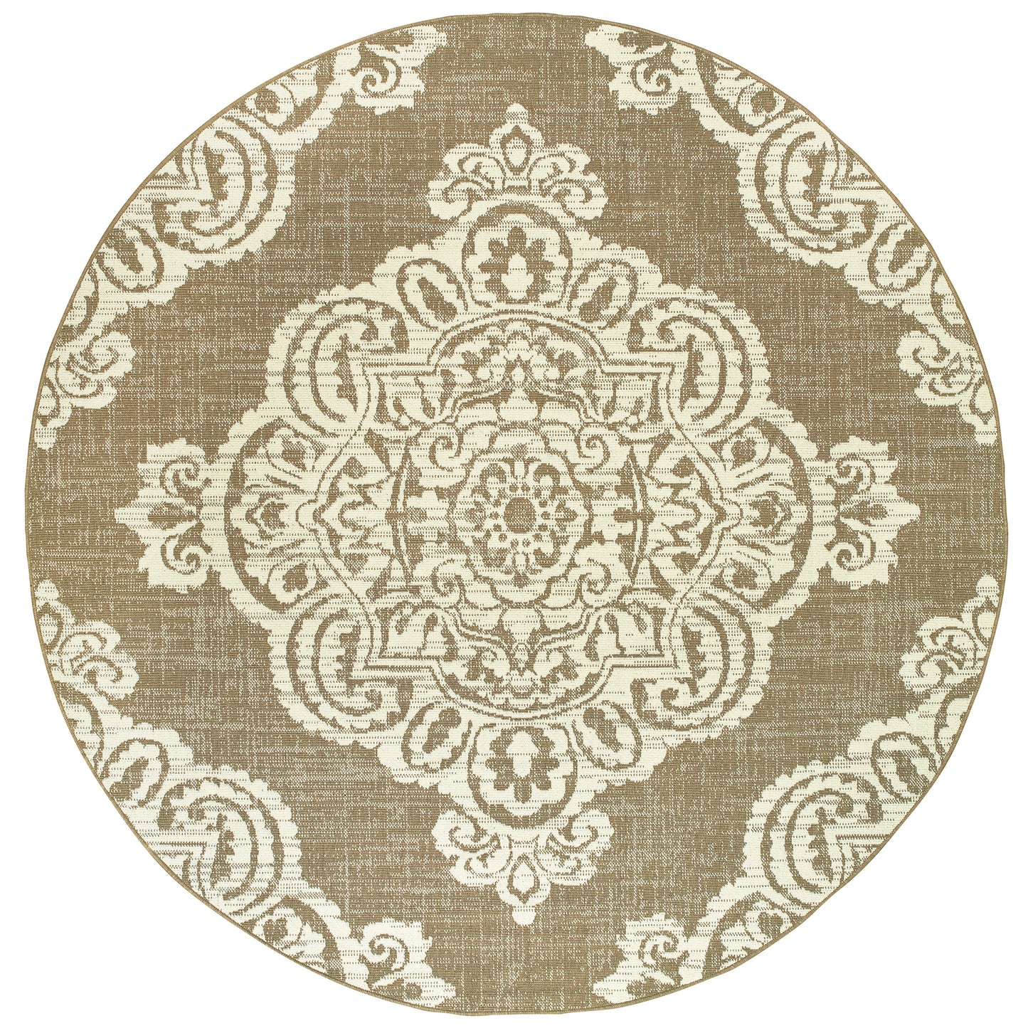 Marina 5929J Tan Medallion Rug