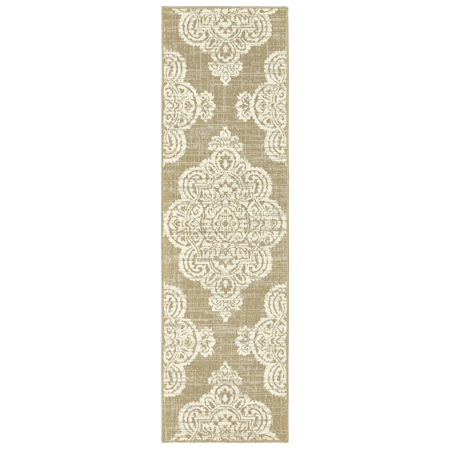 Marina 5929J Tan Medallion Rug