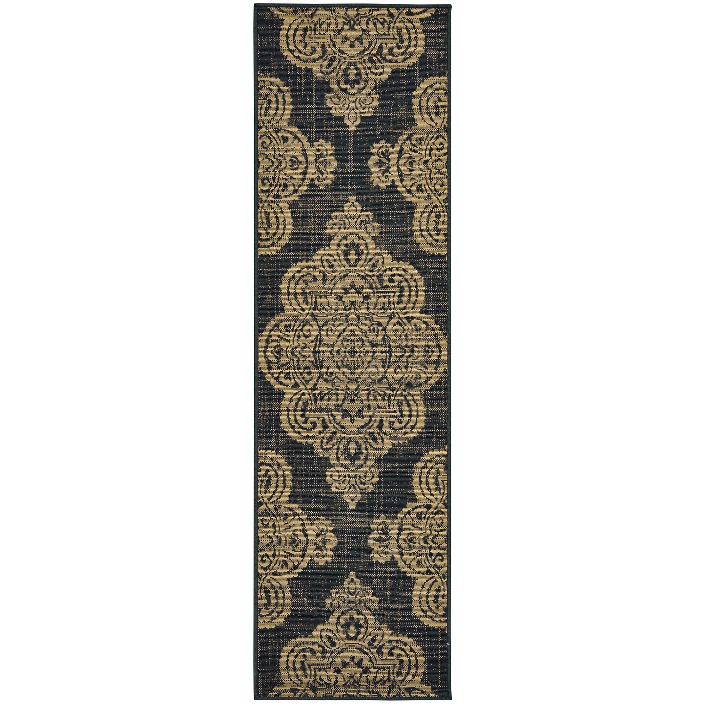 Marina 5929K Black Medallion Rug