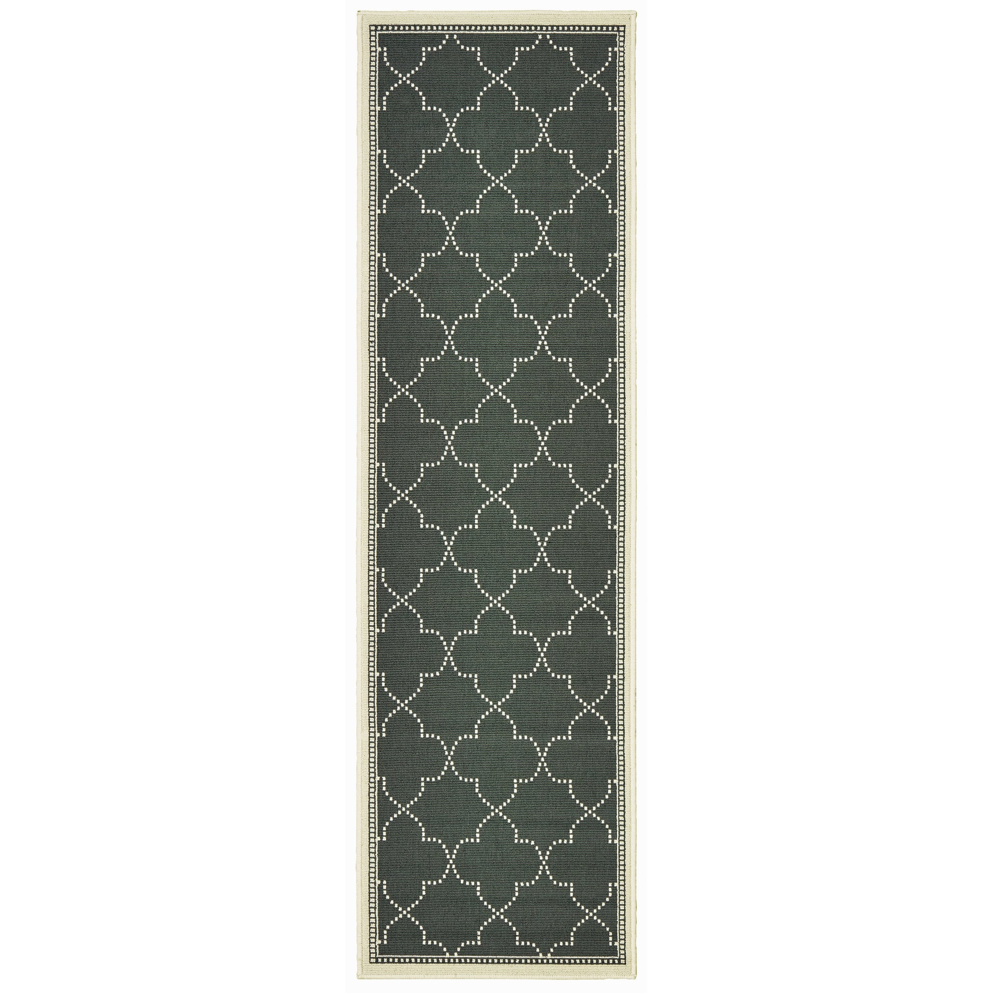 Marina 6025L Grey Lattice Rug
