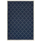 Marina 6025P Navy Lattice Rug