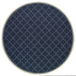 Marina 6025P Navy Lattice Rug