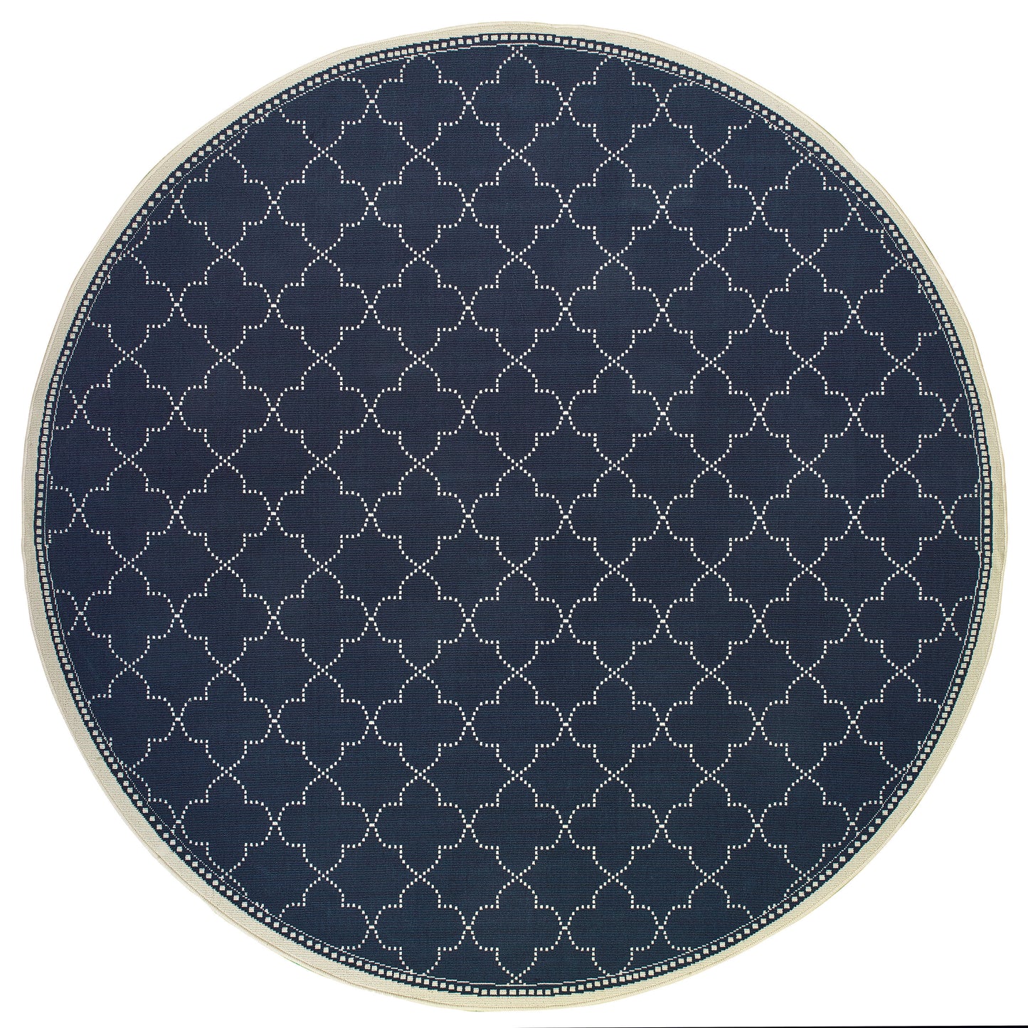 Marina 6025P Navy Lattice Rug
