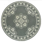 Marina 7764E Grey Medallion Rug