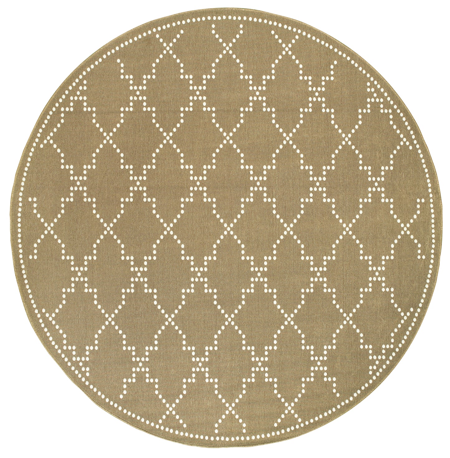 Marina 7765Y Tan Lattice Rug