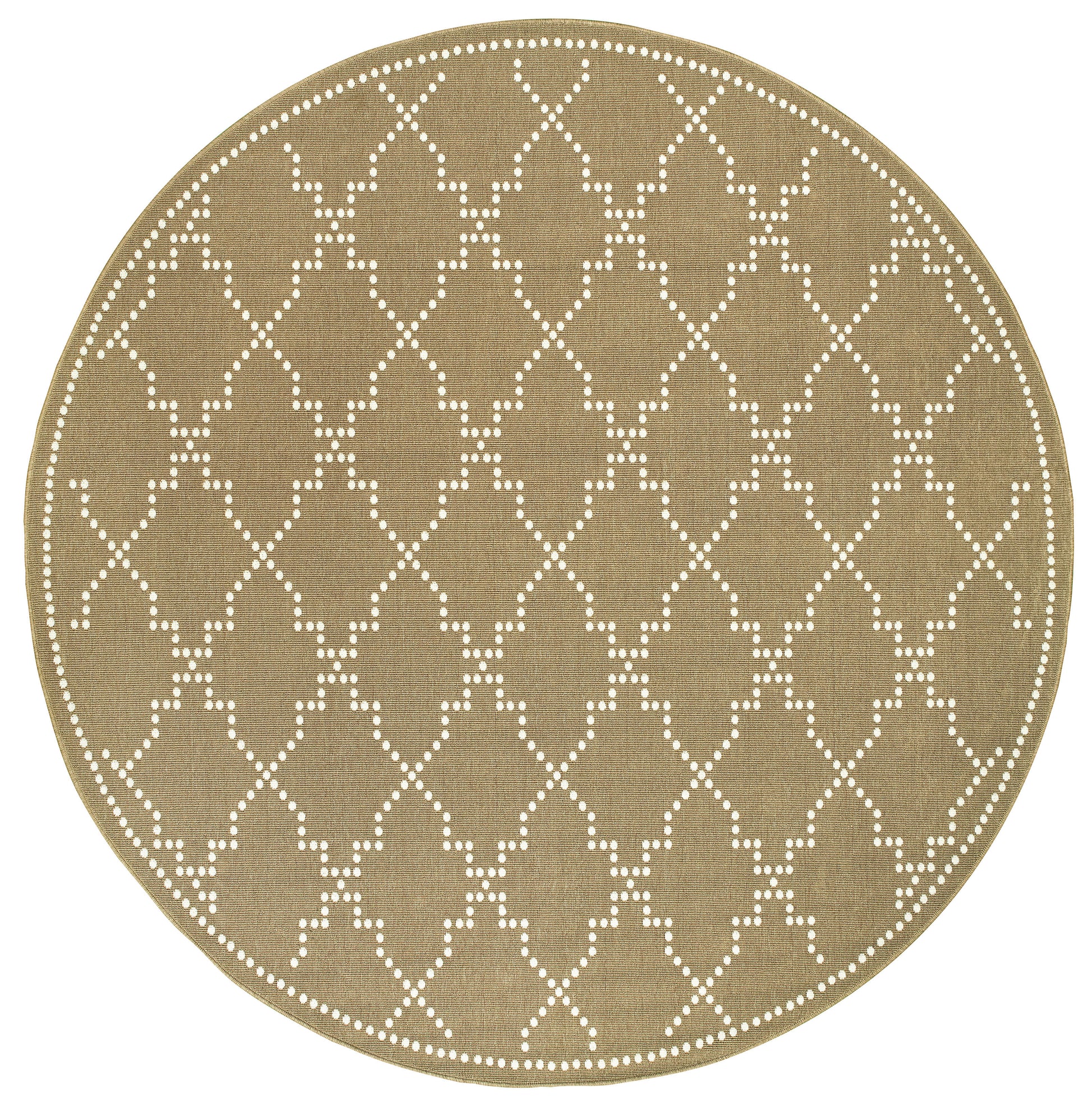 Marina 7765Y Tan Lattice Rug