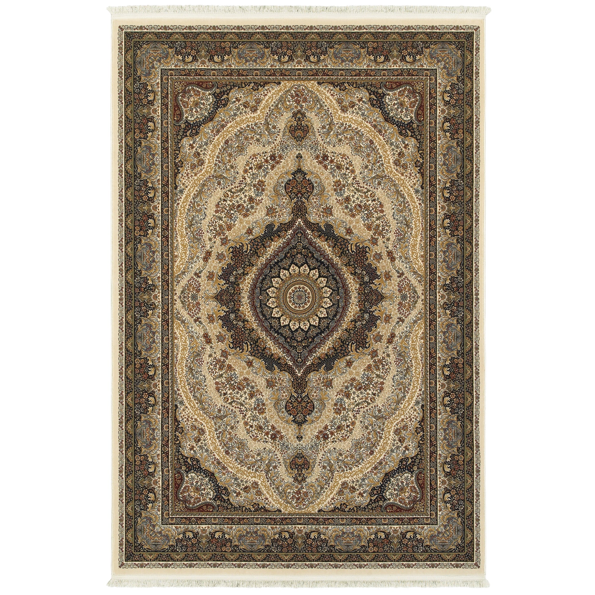 Masterpiece 111W2 Ivory Medallion Rug