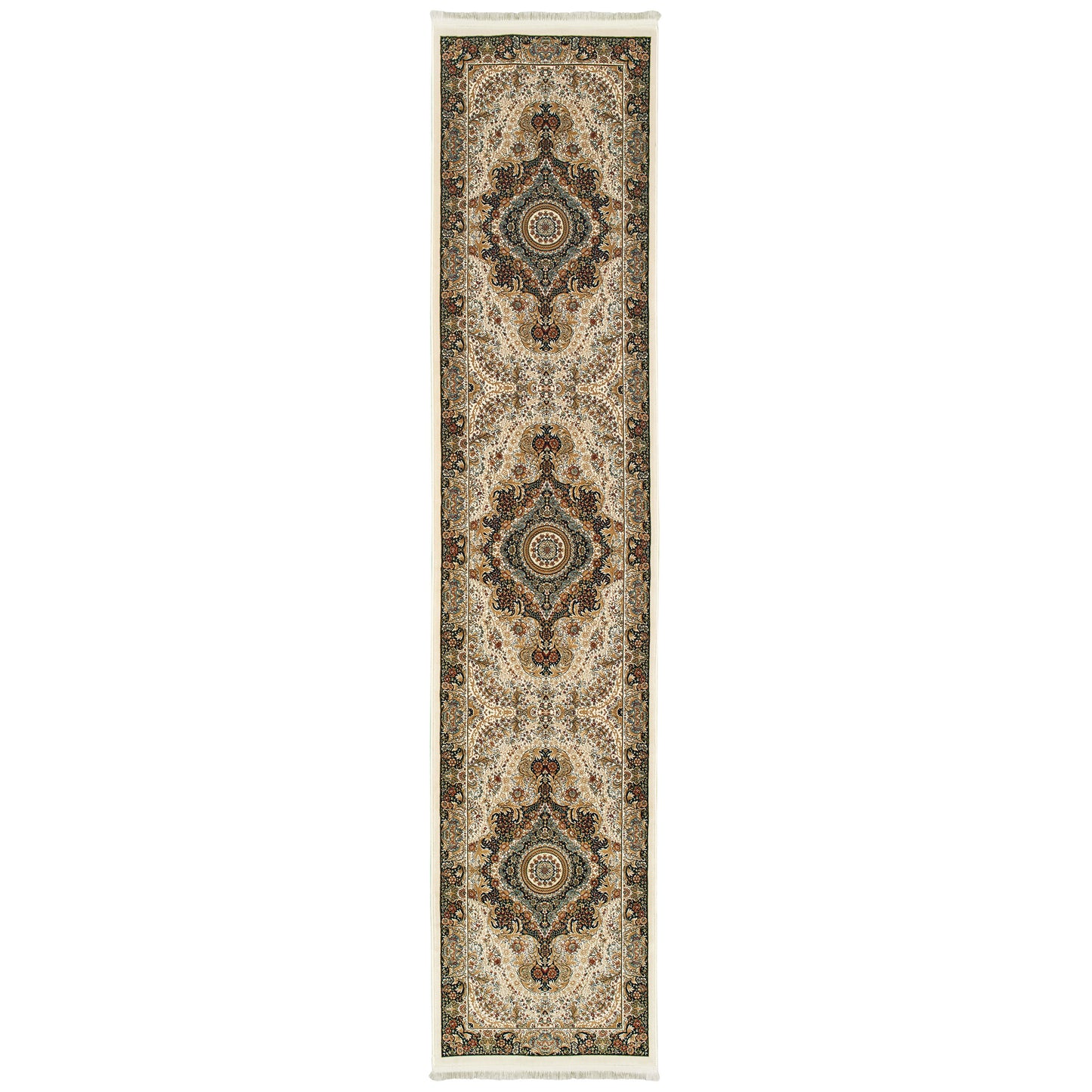 Masterpiece 111W2 Ivory Medallion Rug