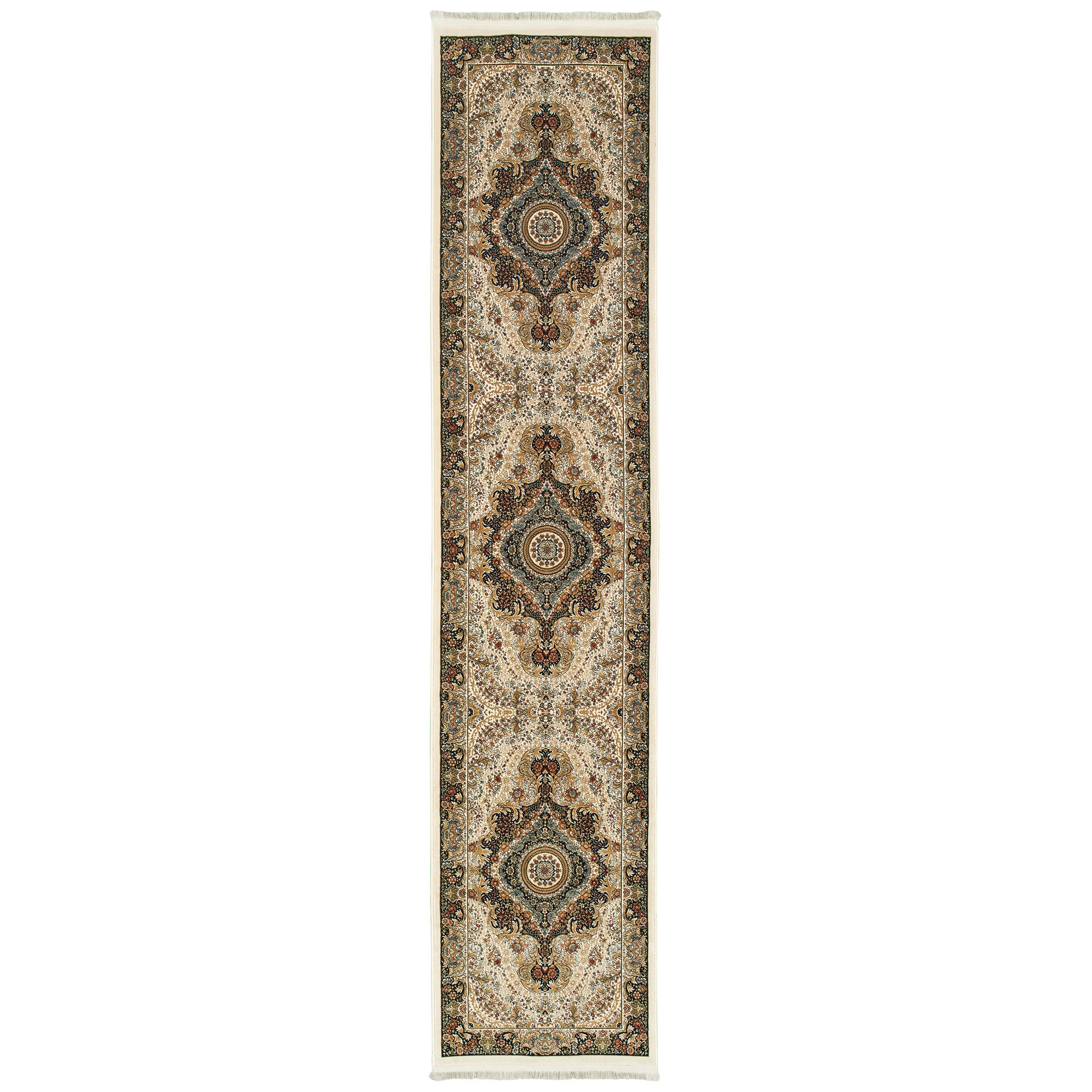Masterpiece 111W2 Ivory Medallion Rug