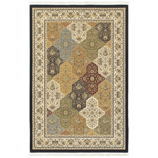 Masterpiece 1331X Navy Trefoil Rug