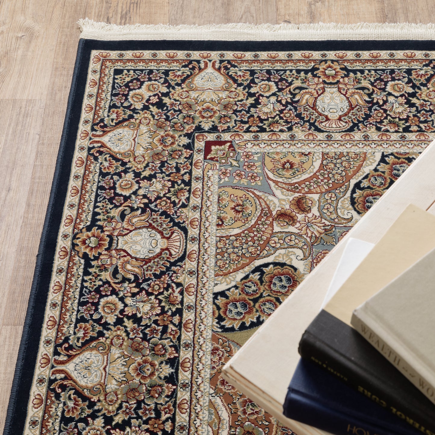 Masterpiece 1802B Navy Medallion Rug