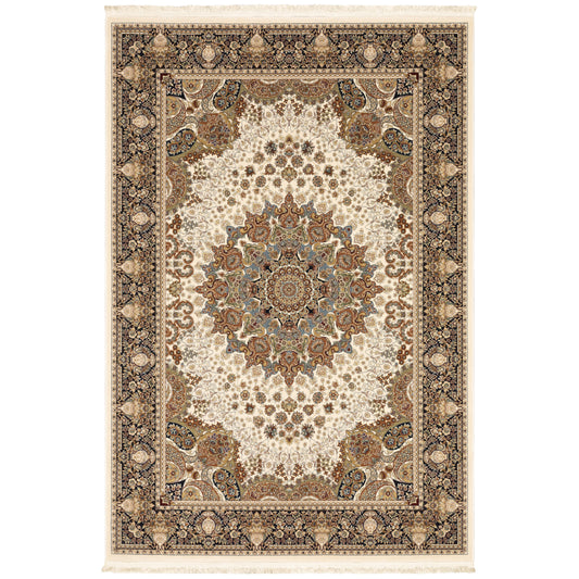 Masterpiece 1802W Ivory Medallion Rug