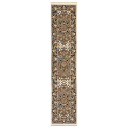 Masterpiece 1802W Ivory Medallion Rug