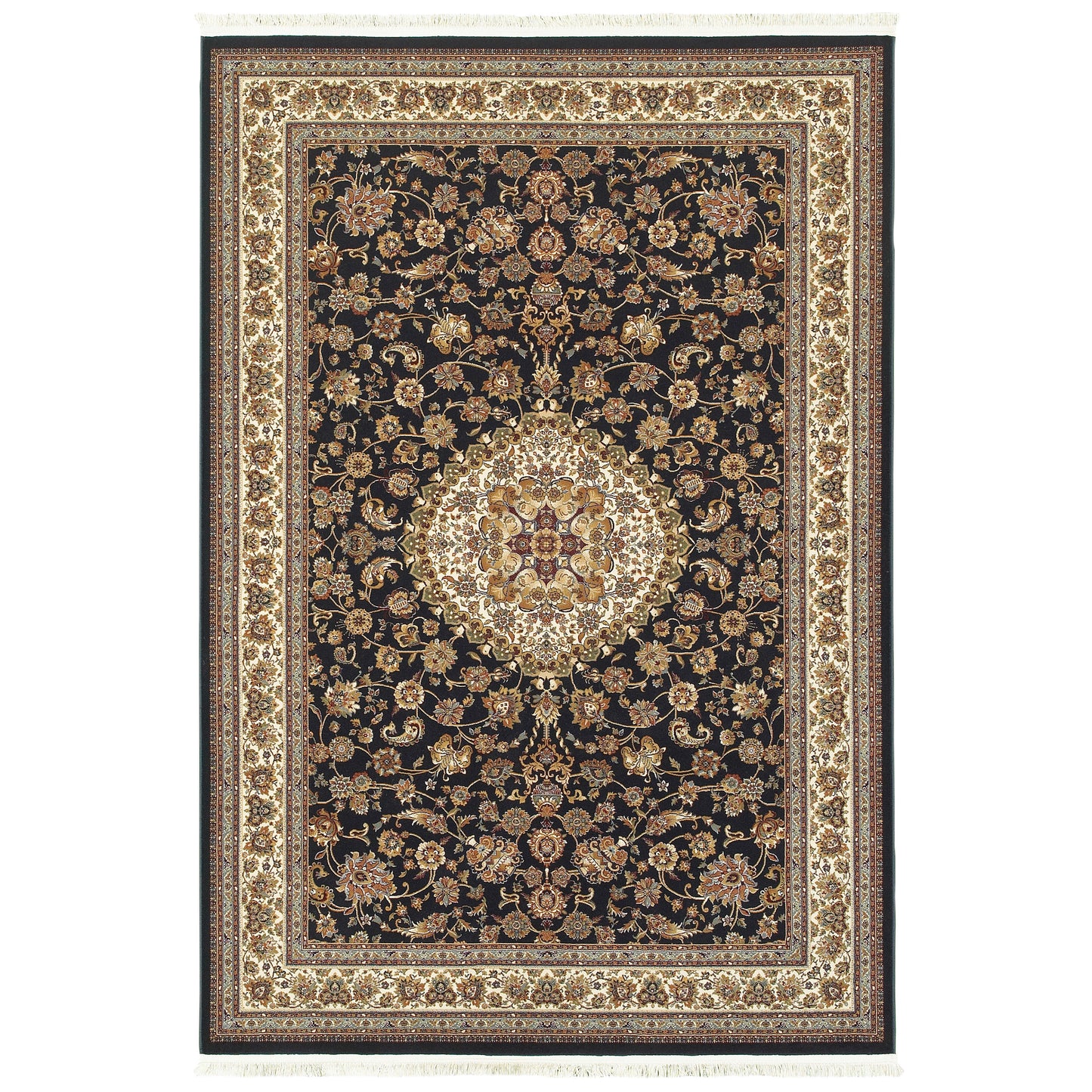 Masterpiece 033B2 Navy Medallion Rug