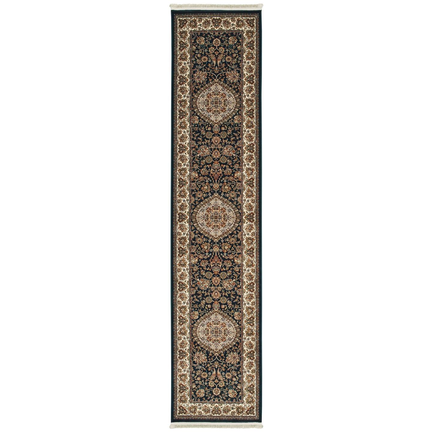 Masterpiece 033B2 Navy Medallion Rug