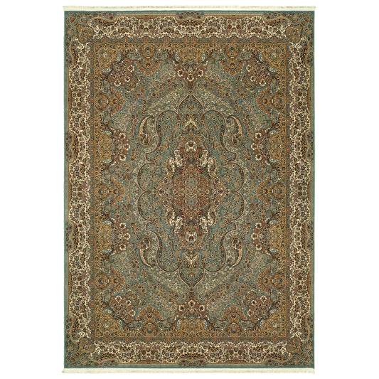 Masterpiece 502L2 Blue Medallion Rug