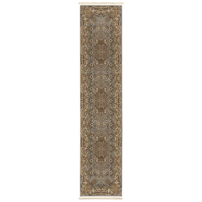 Masterpiece 502L2 Blue Medallion Rug