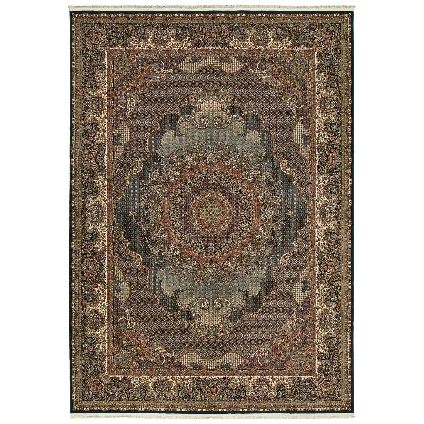 Masterpiece 5330B Blue Medallion Rug