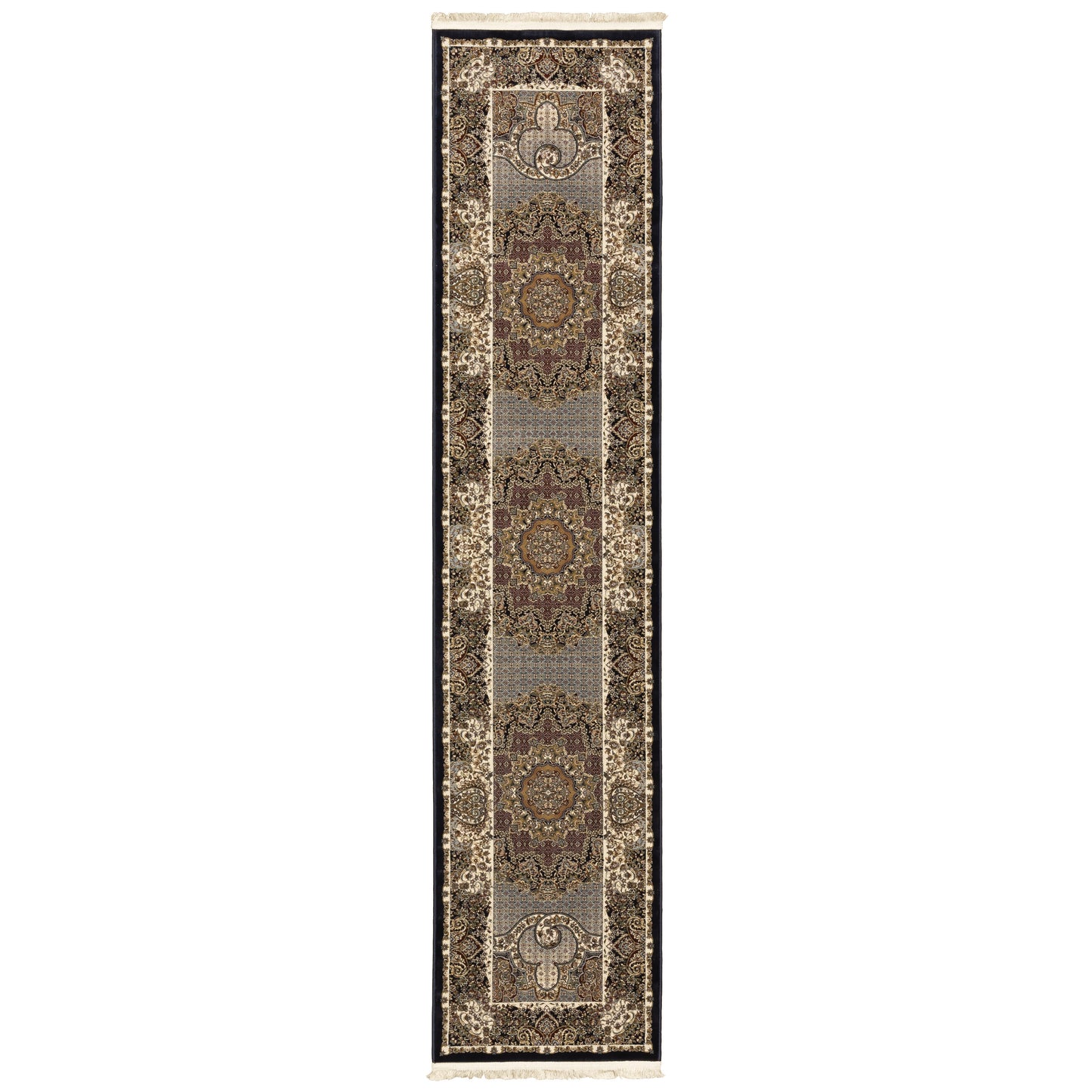 Masterpiece 5330B Blue Medallion Rug