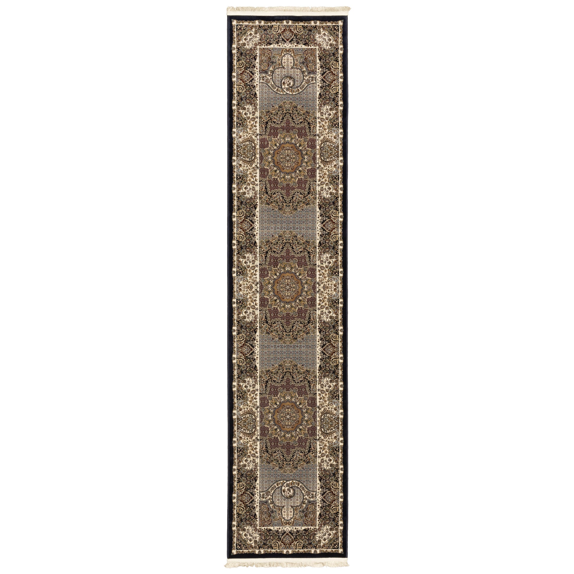 Masterpiece 5330B Blue Medallion Rug