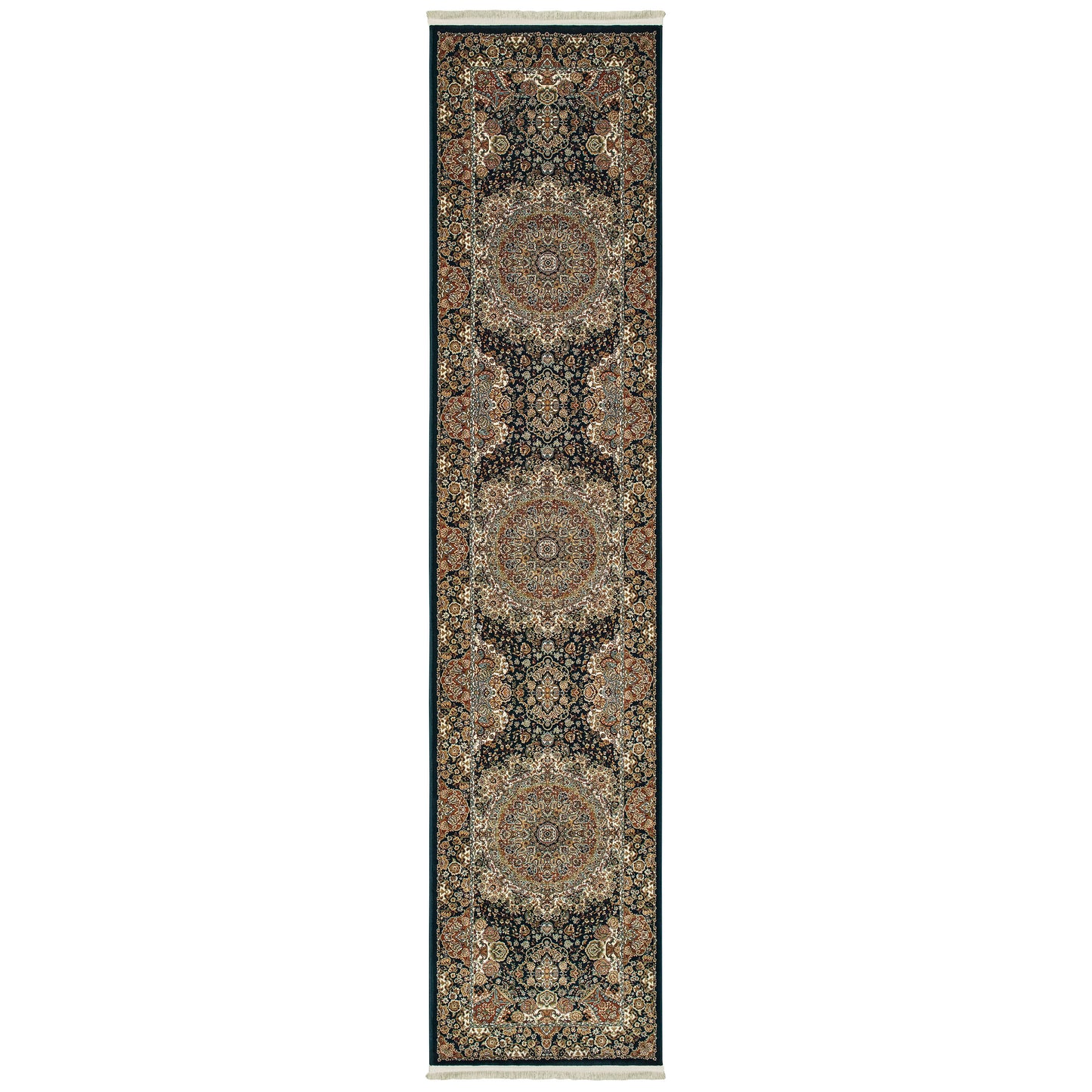 Masterpiece 5501K Navy Medallion Rug