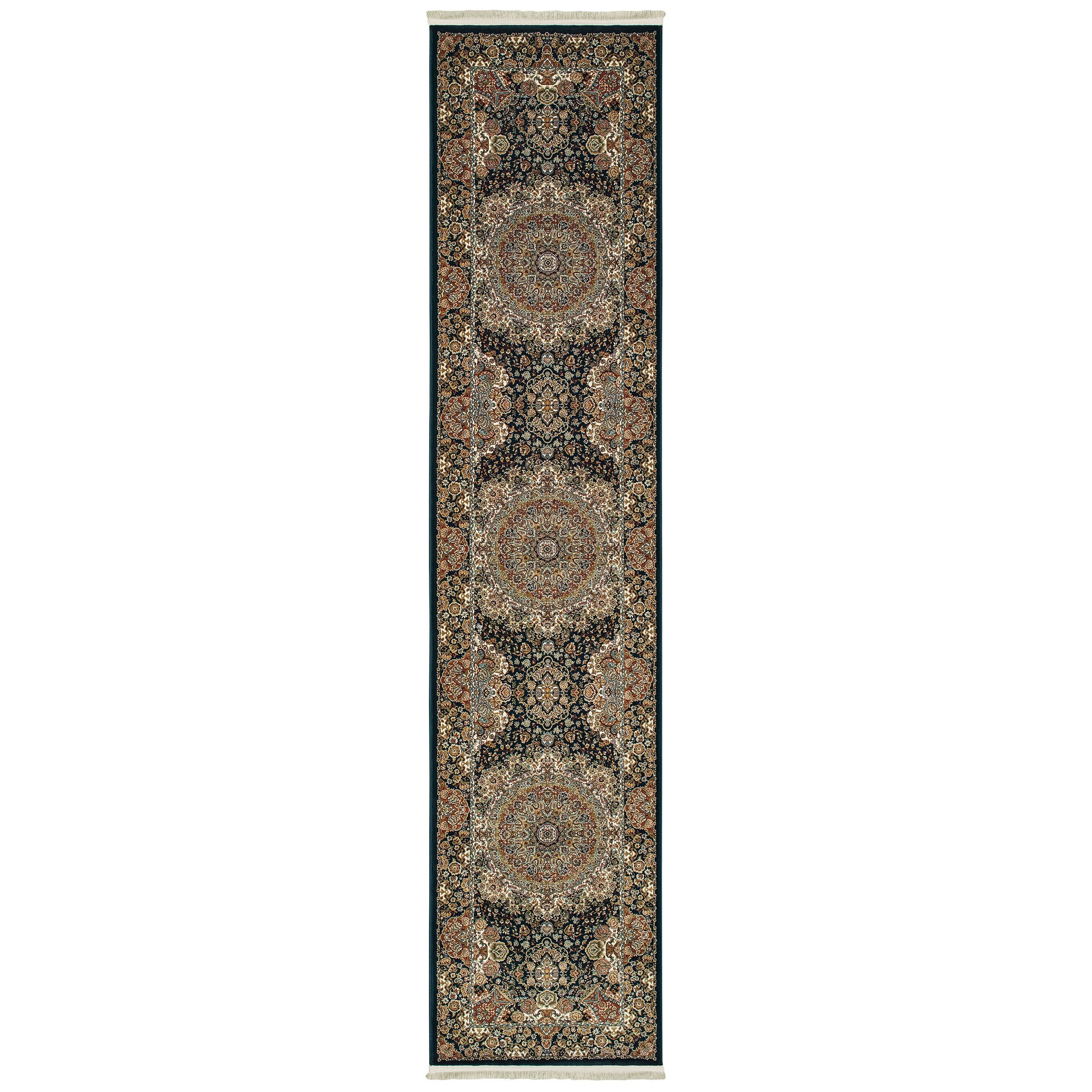 Masterpiece 5501K Navy Medallion Rug