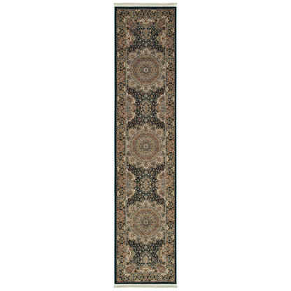 Masterpiece 5501K Navy Medallion Rug