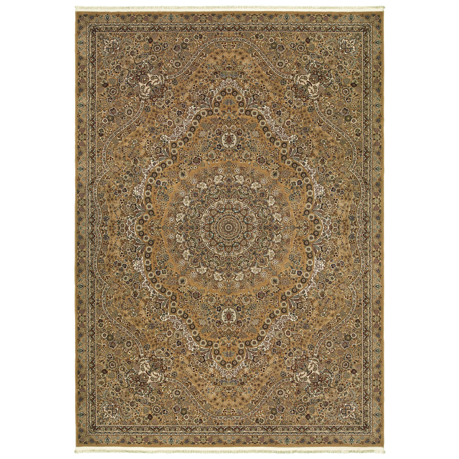 Masterpiece 8022J Gold Medallion Rug