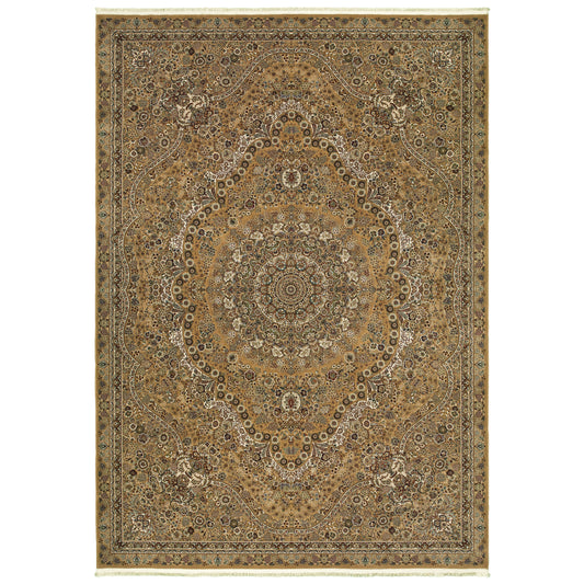 Masterpiece 8022J Gold Medallion Rug