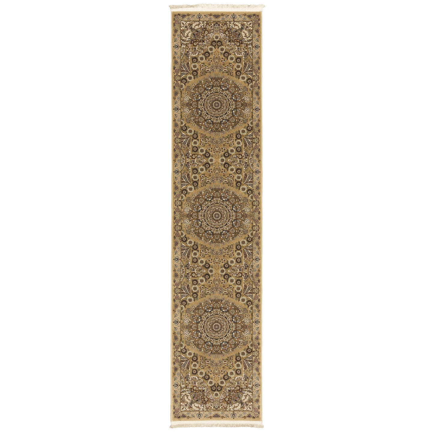 Masterpiece 8022J Gold Medallion Rug