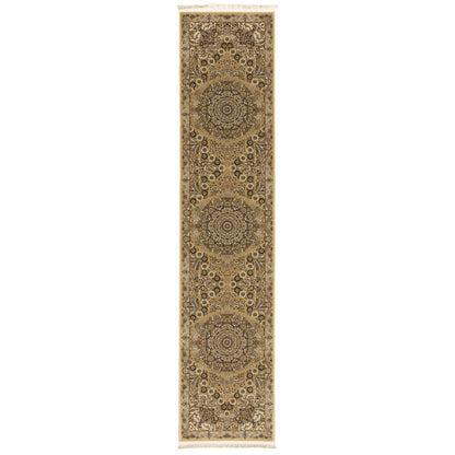 Masterpiece 8022J Gold Medallion Rug