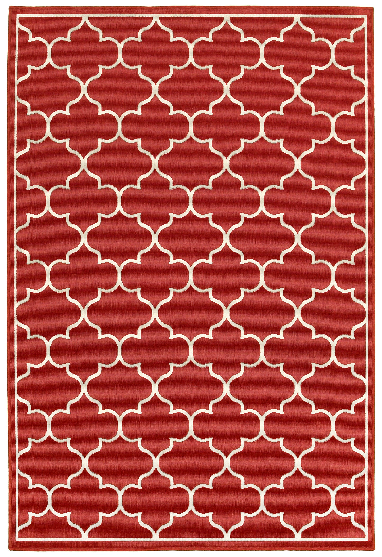 Meridian 1295R Red Outdoor Rug