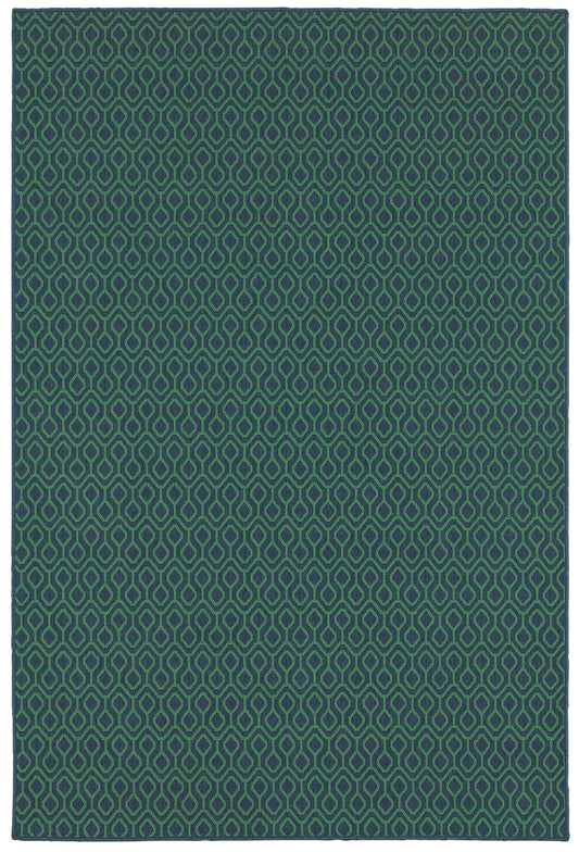 Meridian 1634Q Navy Outdoor Rug