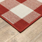 Meridian 2598R Red Outdoor Rug