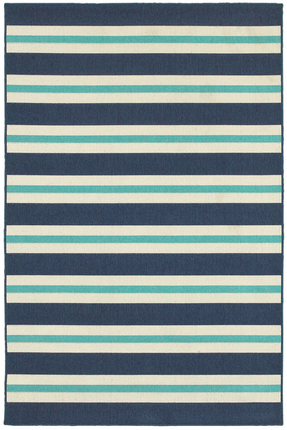 Meridian 5701B Blue Outdoor Rug