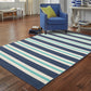 Meridian 5701B Blue Outdoor Rug