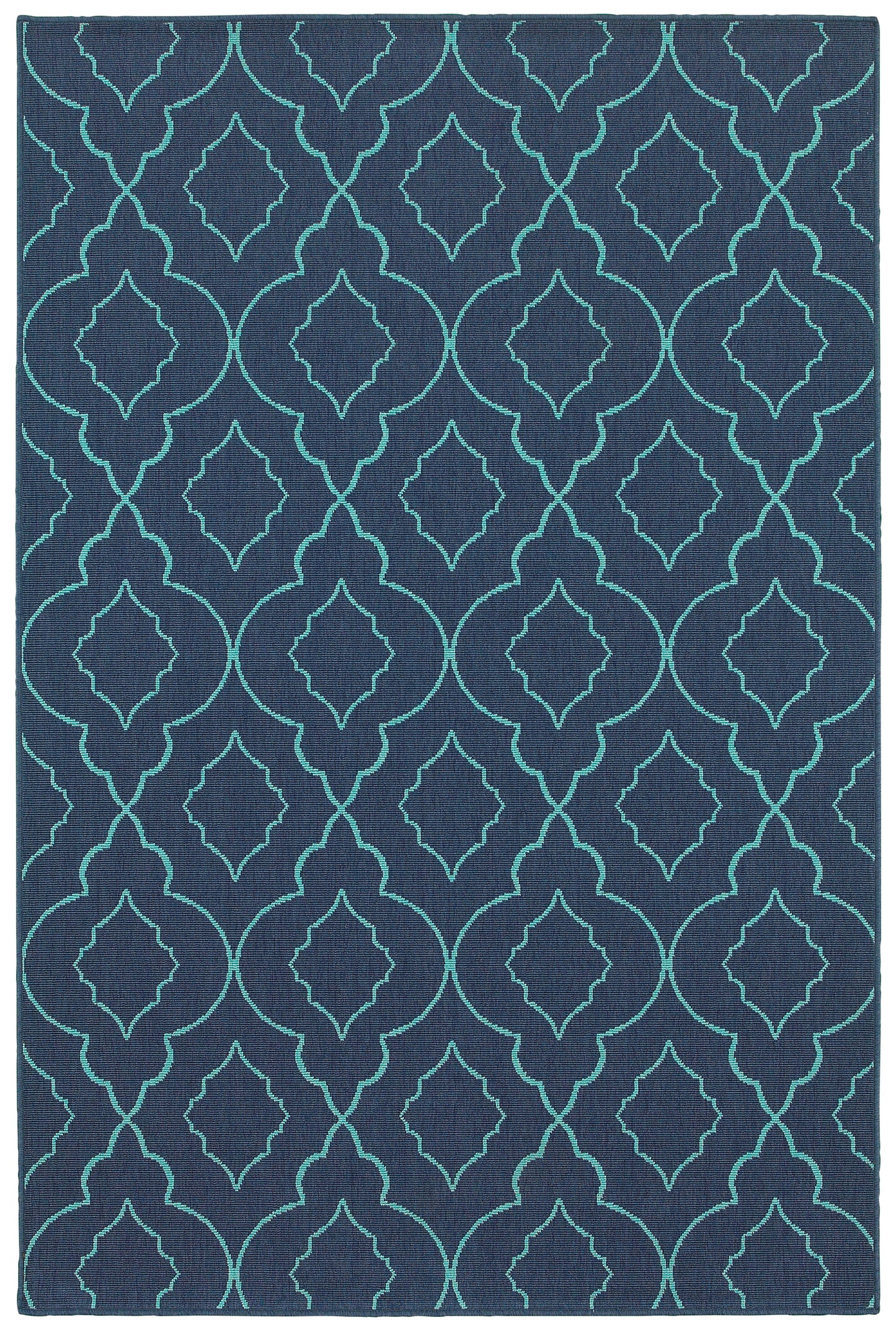 Meridian 7541B Navy Outdoor Rug