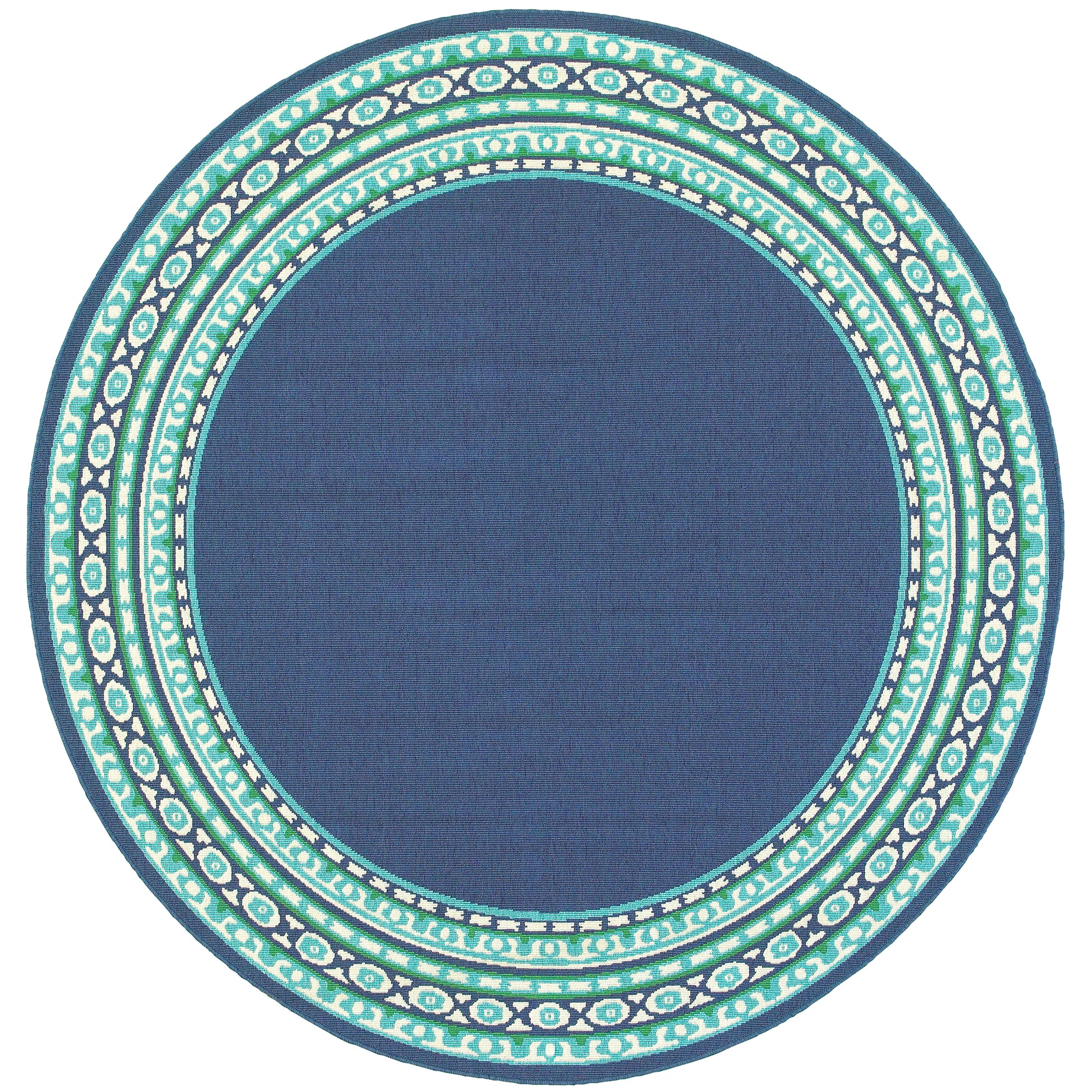 Meridian 9650B Navy Outdoor Rug