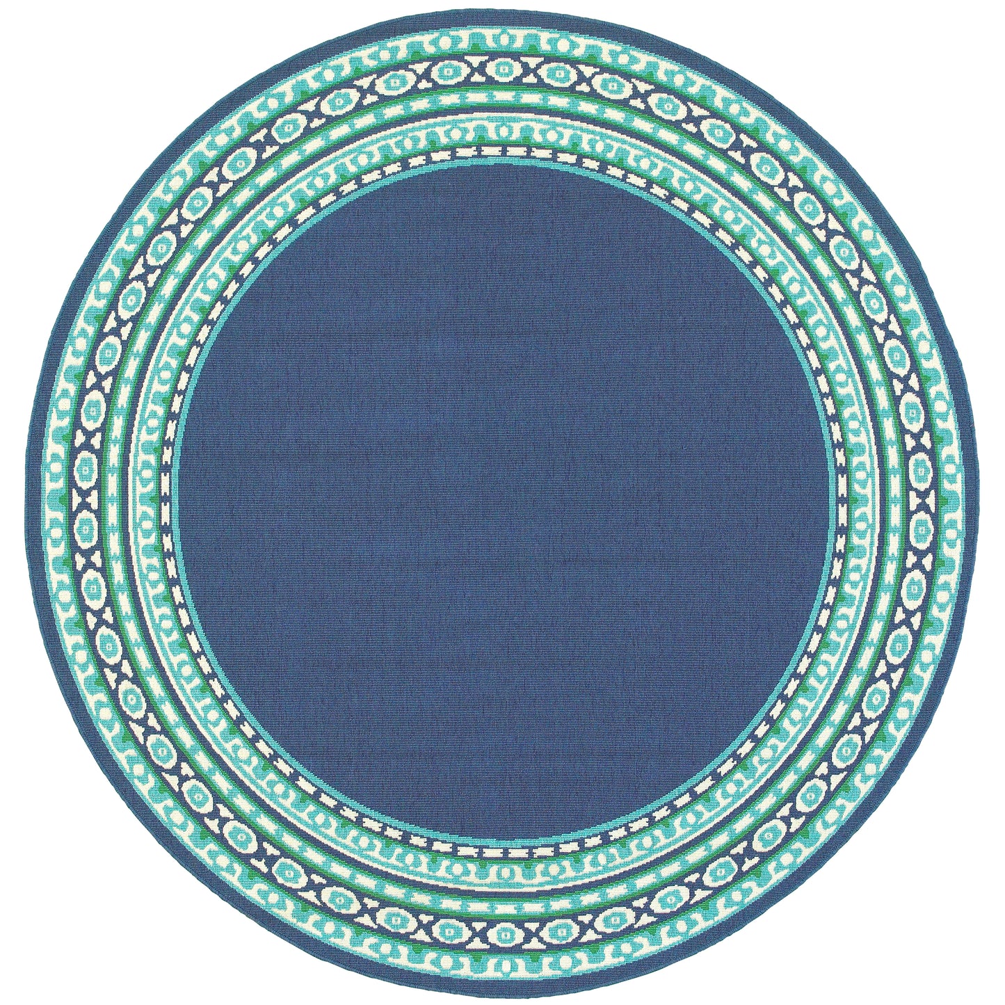 Meridian 9650B Navy Outdoor Rug