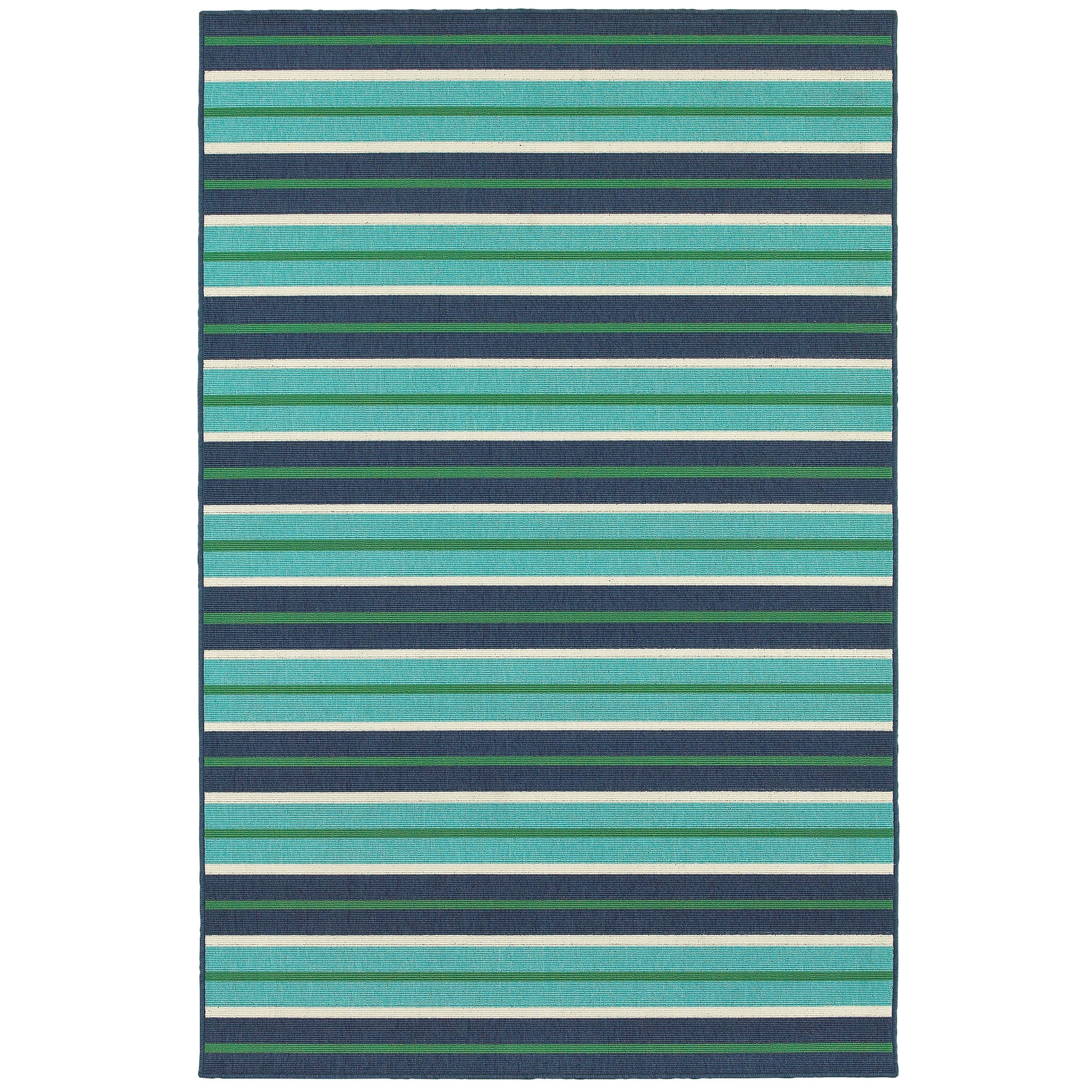 Meridian 9652F Blue Outdoor Rug