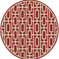 Meridian 9754R Red Outdoor Rug