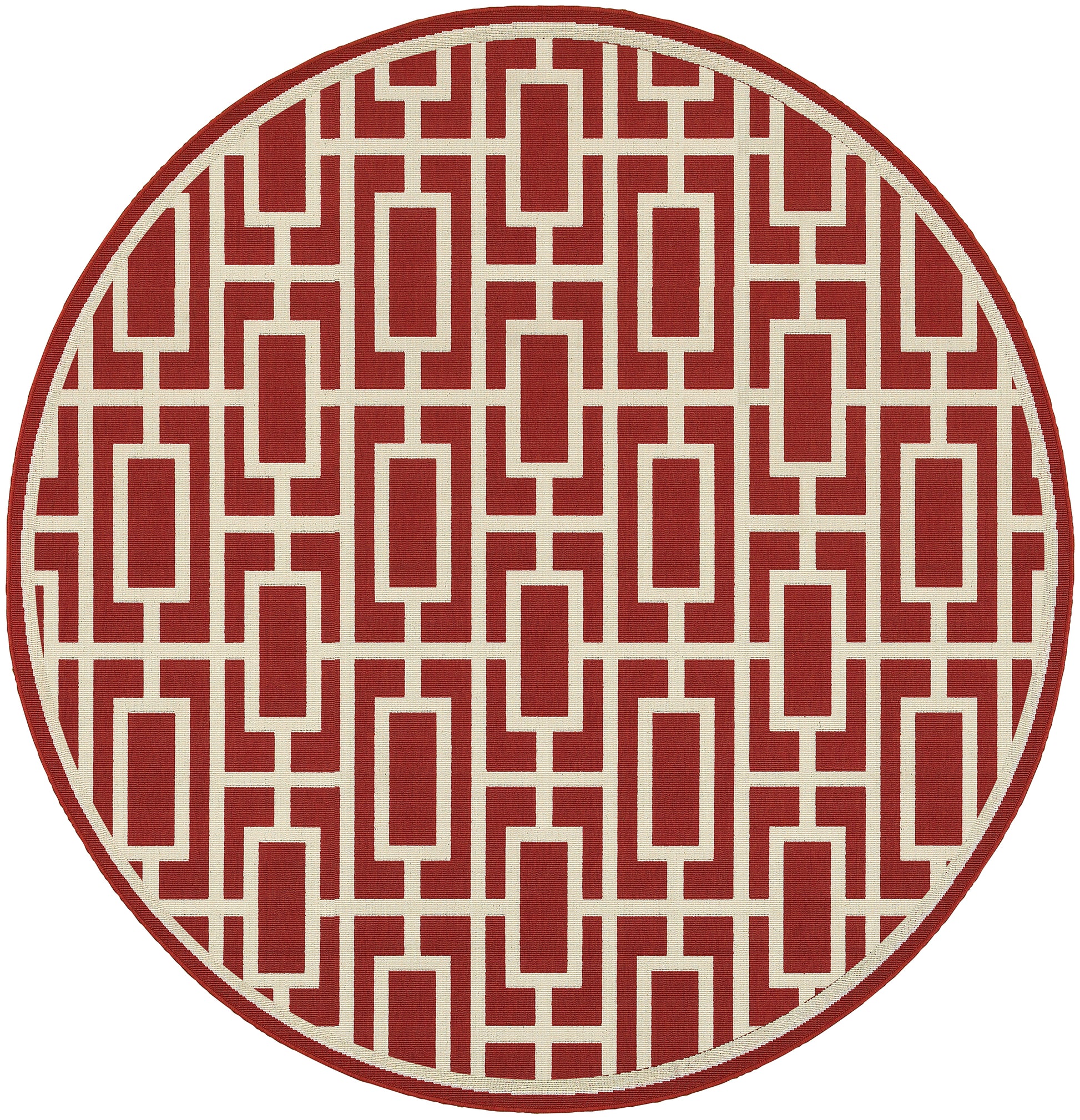 Meridian 9754R Red Outdoor Rug