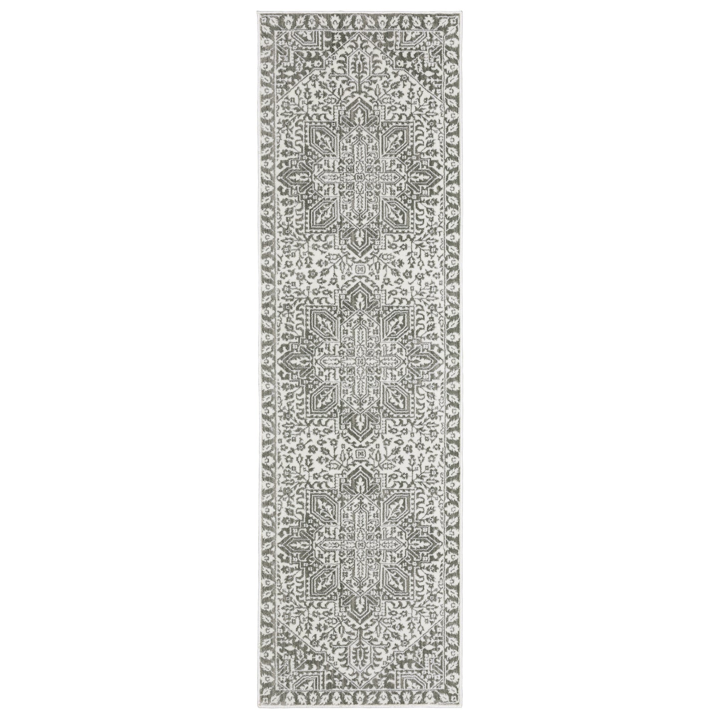 Montecito 1101W Grey Medallion Rug