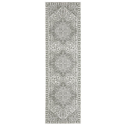 Montecito 1101W Grey Medallion Rug