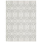 Montecito 4158W White Geometric Rug