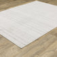 Montecito 4929E White Stripe Rug