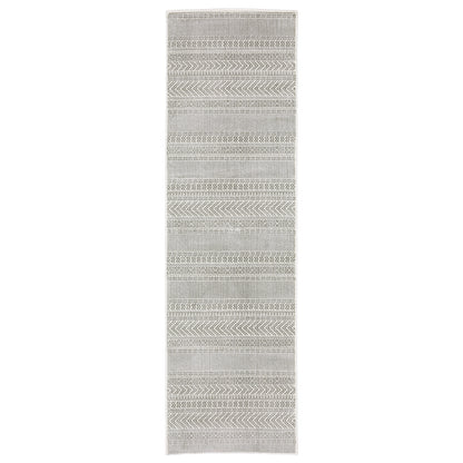 Montecito 4929E White Stripe Rug
