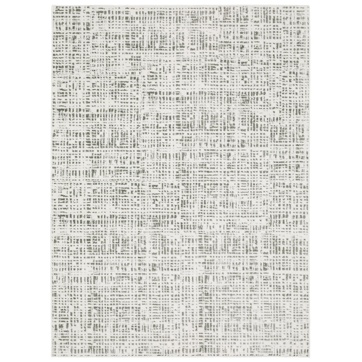 Montecito 5150W White Abstract Rug
