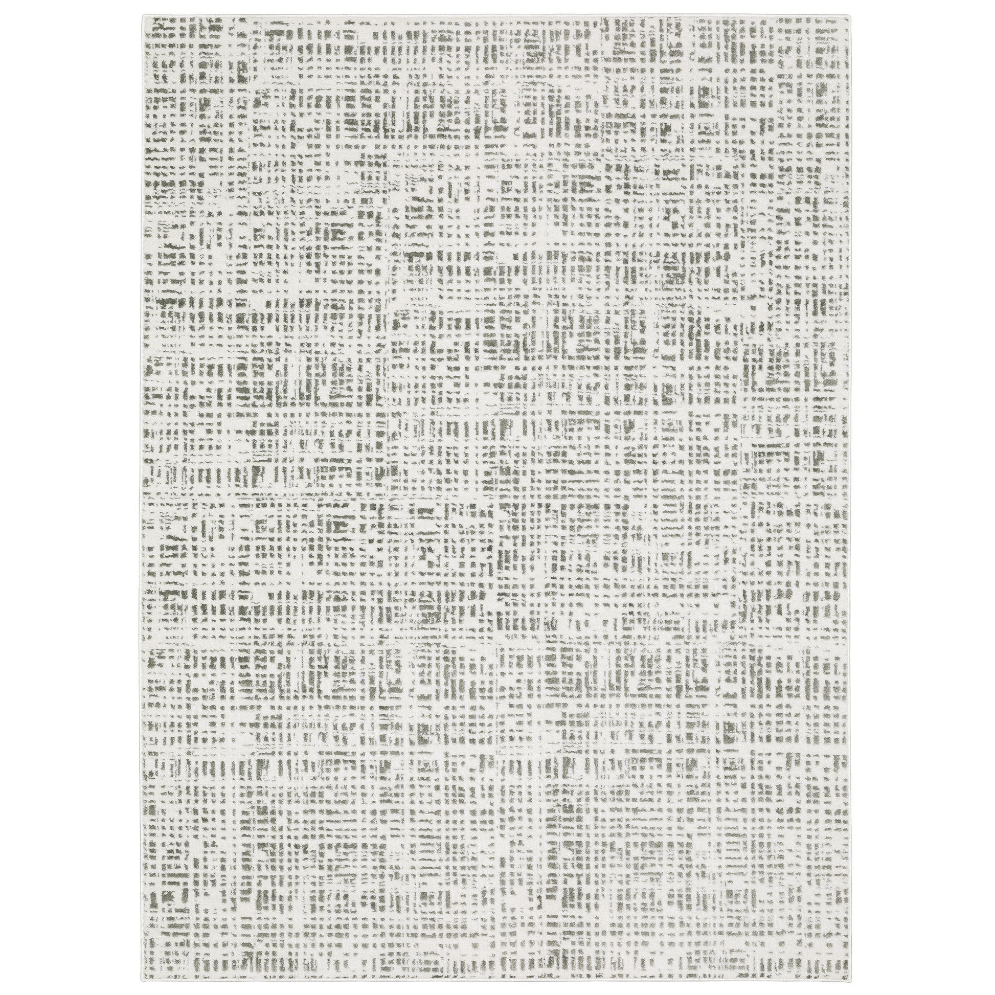 Montecito 5150W White Abstract Rug